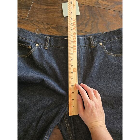 Tibi Indigo Denim Brancusi Jean Barrel Blue Women’s Size 32 / 14US NWT - Picture 14 of 16